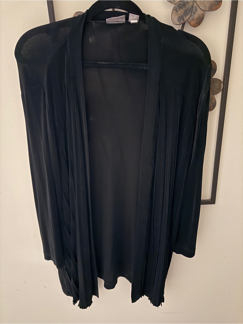 Chico's Travelers Black Women's cardigan